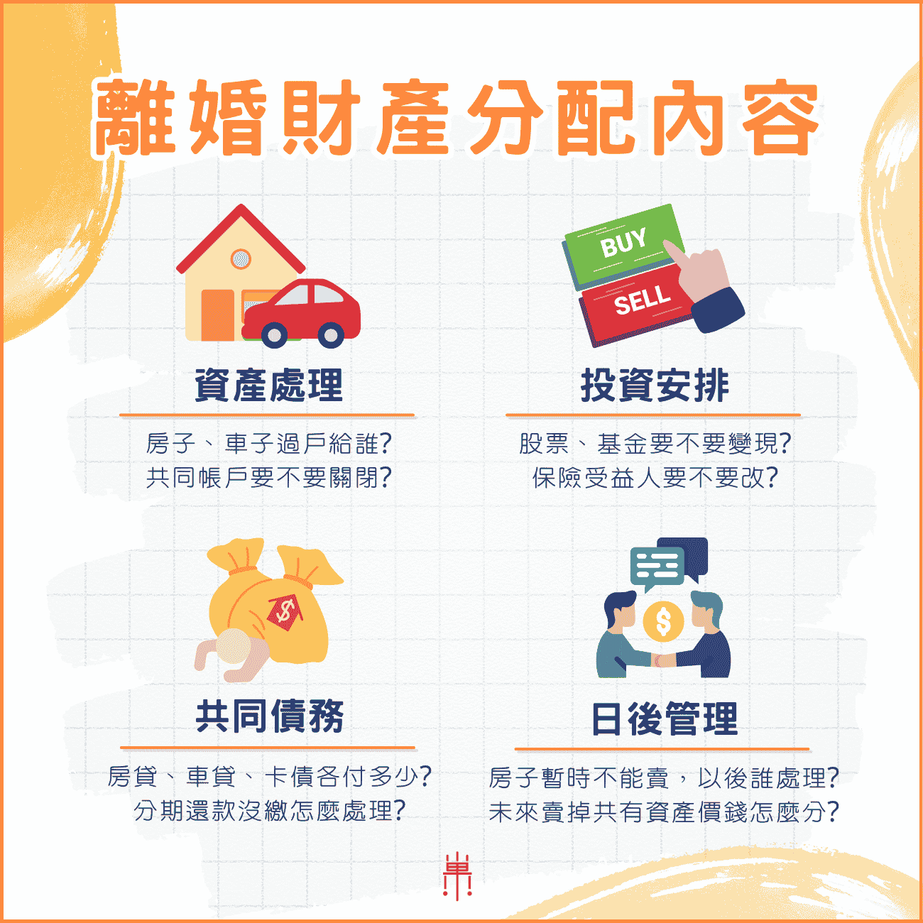 離婚協議書夫妻財產分配怎麼寫？